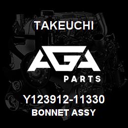 Y123912-11330 Takeuchi BONNET ASSY | AGA Parts