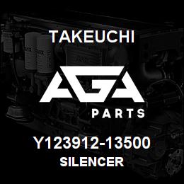 Y123912-13500 Takeuchi SILENCER | AGA Parts