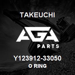 Y123912-33050 Takeuchi O RING | AGA Parts