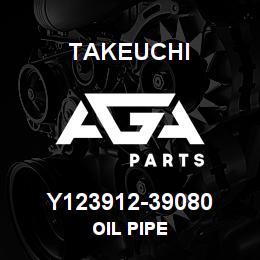 Y123912-39080 Takeuchi OIL PIPE | AGA Parts