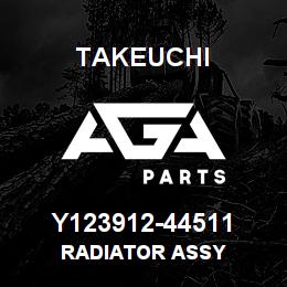 Y123912-44511 Takeuchi RADIATOR ASSY | AGA Parts