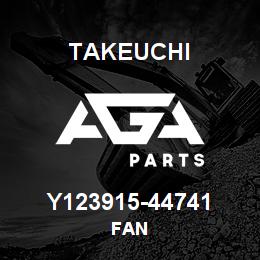 Y123915-44741 Takeuchi FAN | AGA Parts