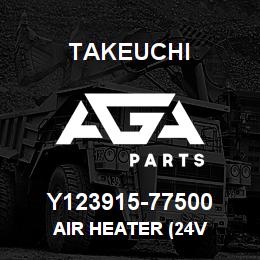 Y123915-77500 Takeuchi AIR HEATER (24V | AGA Parts