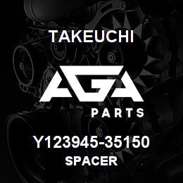 Y123945-35150 Takeuchi SPACER | AGA Parts