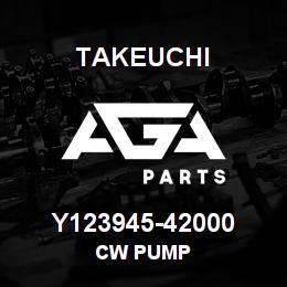 Y123945-42000 Takeuchi CW PUMP | AGA Parts