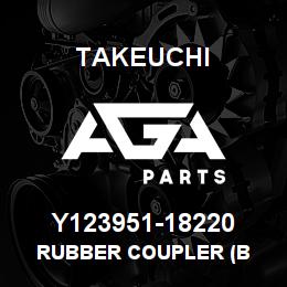 Y123951-18220 Takeuchi RUBBER COUPLER (B | AGA Parts