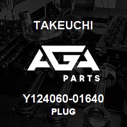 Y124060-01640 Takeuchi PLUG | AGA Parts