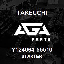 Y124064-55510 Takeuchi STARTER | AGA Parts
