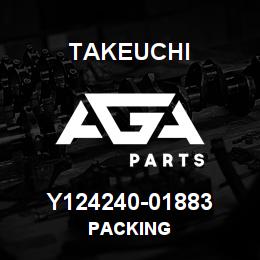 Y124240-01883 Takeuchi PACKING | AGA Parts