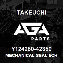 Y124250-42350 Takeuchi MECHANICAL SEAL 6CH | AGA Parts