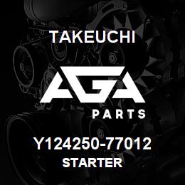 Y124250-77012 Takeuchi STARTER | AGA Parts
