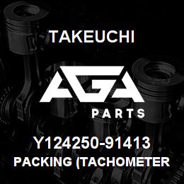 Y124250-91413 Takeuchi PACKING (TACHOMETER | AGA Parts
