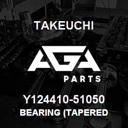 Y124410-51050 Takeuchi BEARING (TAPERED | AGA Parts