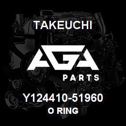 Y124410-51960 Takeuchi O RING | AGA Parts