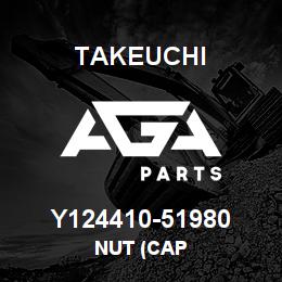 Y124410-51980 Takeuchi NUT (CAP | AGA Parts