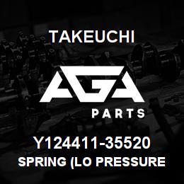 Y124411-35520 Takeuchi SPRING (LO PRESSURE | AGA Parts