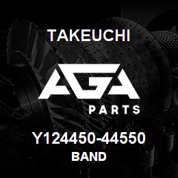 Y124450-44550 Takeuchi BAND | AGA Parts