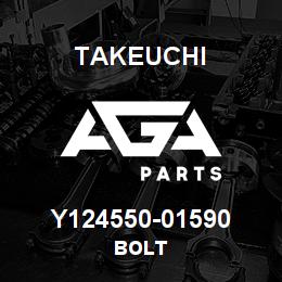 Y124550-01590 Takeuchi BOLT | AGA Parts