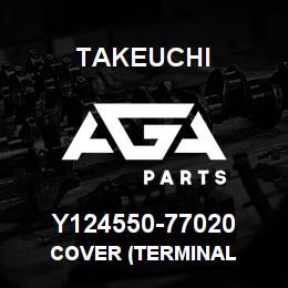 Y124550-77020 Takeuchi COVER (TERMINAL | AGA Parts