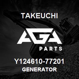 Y124610-77201 Takeuchi GENERATOR | AGA Parts