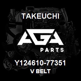 Y124610-77351 Takeuchi V BELT | AGA Parts