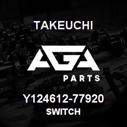 Y124612-77920 Takeuchi SWITCH | AGA Parts