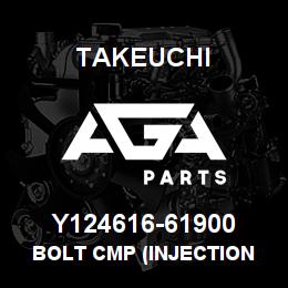 Y124616-61900 Takeuchi BOLT CMP (INJECTION | AGA Parts