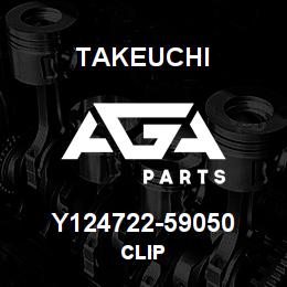 Y124722-59050 Takeuchi CLIP | AGA Parts