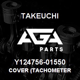 Y124756-01550 Takeuchi COVER (TACHOMETER | AGA Parts