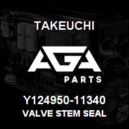 Y124950-11340 Takeuchi VALVE STEM SEAL | AGA Parts