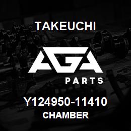 Y124950-11410 Takeuchi CHAMBER | AGA Parts