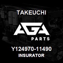 Y124970-11490 Takeuchi INSURATOR | AGA Parts