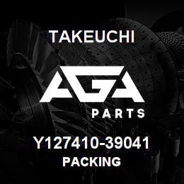 Y127410-39041 Takeuchi PACKING | AGA Parts