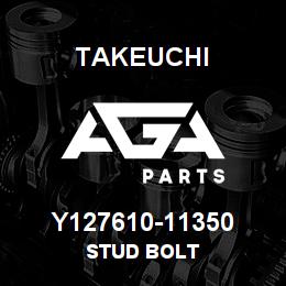 Y127610-11350 Takeuchi STUD BOLT | AGA Parts