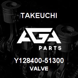 Y128400-51300 Takeuchi VALVE | AGA Parts