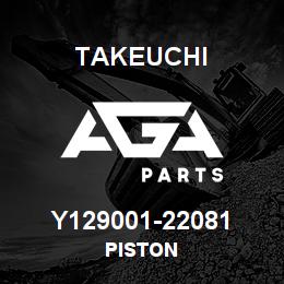 Y129001-22081 Takeuchi PISTON | AGA Parts