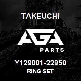 Y129001-22950 Takeuchi RING SET | AGA Parts