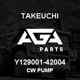 Y129001-42004 Takeuchi CW PUMP | AGA Parts