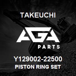 Y129002-22500 Takeuchi PISTON RING SET | AGA Parts