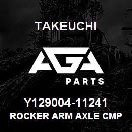 Y129004-11241 Takeuchi ROCKER ARM AXLE CMP | AGA Parts