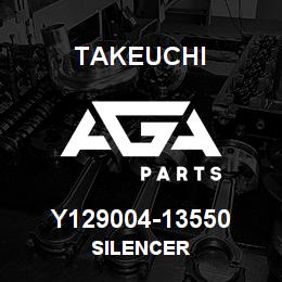 Y129004-13550 Takeuchi SILENCER | AGA Parts
