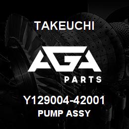 Y129004-42001 Takeuchi PUMP ASSY | AGA Parts