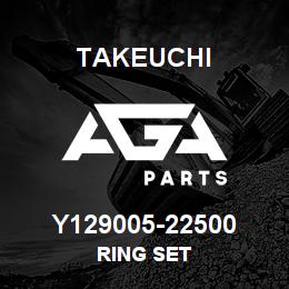 Y129005-22500 Takeuchi RING SET | AGA Parts
