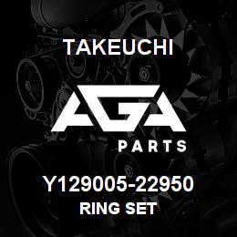 Y129005-22950 Takeuchi RING SET | AGA Parts