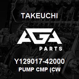 Y129017-42000 Takeuchi PUMP CMP (CW | AGA Parts
