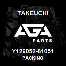 Y129052-61051 Takeuchi PACKING | AGA Parts