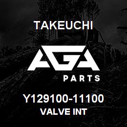 Y129100-11100 Takeuchi VALVE INT | AGA Parts