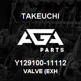 Y129100-11112 Takeuchi VALVE (EXH | AGA Parts