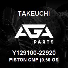 Y129100-22920 Takeuchi PISTON CMP (0.50 OS | AGA Parts