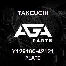 Y129100-42121 Takeuchi PLATE | AGA Parts